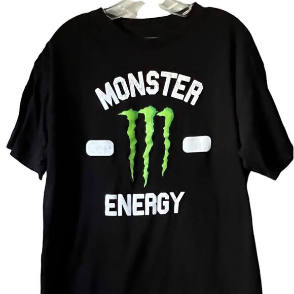 🔥🔥🔥MONSTER ENERGY “NWT” Awesome Black Graphic Tee -not AOP or Vintage - Picture 1 of 4